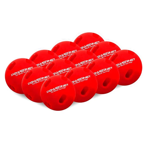 PowerNet Corbin Carroll Crushers Limited Flight Training Baseballs 12 PK, Batting Practice Ball for Pre-Game Warm Ups and Hitting Drills, Instant Batter Feedback Get Launch Angle and Hit Direction