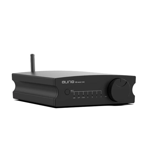 aune X8 18th Anniversary Edition-BT DAC/Hi-Res 768k/32bit DSD512/Op-Amp Replaceable, FPGA, USB/Coax/Opt, Bluetooth5.1 aptX-HD LDAC/RCA Preamp&Line Out/TRS Out, for PC/Phone OTG/Player (Black)