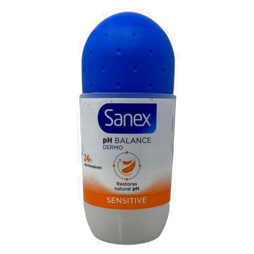 Sanex Sensitive Roll On Anti-Perspirant Deodorant 50ml (PACK OF 6)