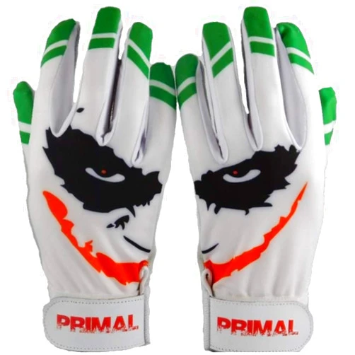 Primal Baseball Youth and Adult Smiley Joker Baseball Batting Gloves (Youth Small)