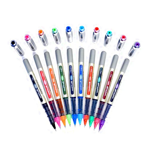 Uni-Ball EYE UB-157 Rollerball Pen 0.7mm Ball [Pack of 10] One of each colour