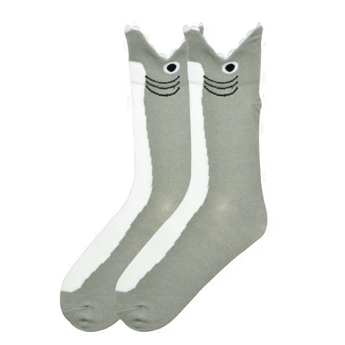 K. Bell Women's Funny Animal Crew Socks-1 Pairs-Cool & Cute Wordplay Novelty Gifts