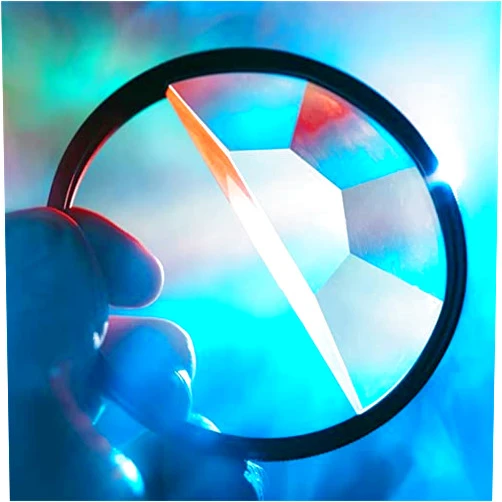 GARPROVM Split Subtle Kaleidoscope, Special Effects Fractal Filter Photography Camera Foreground Blur SLR Camera Lens Accessories