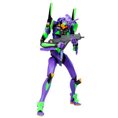 YOLOPARK Evangelion Figure - 7.87 Inch Highly Articulated Humanoid Decisive Weapon Neon Genesis Evangelion Model Kit (EVA-01)