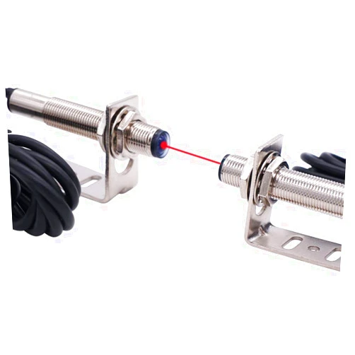 Taiss/1 Pair photoelectric Switch 0-20M Through-Beam Reflection Optical Photoelectric Beam Sensor NPN NO photoelectric Sensor Switch 6-36V Proximity Switch with Infrared Ray Beam E3F-20DNL-Z-12MM
