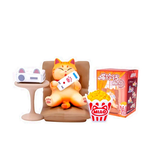 Generic BEEMAI Miao-Ling-Dang Relax Moments Series 8PC Random Design Cute Figures Collectible Toys Birthday Gifts (Whole Set)