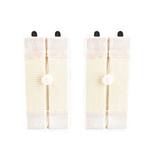 LIFLIX 2-Pack Wall Corner Cat Scratcher for Indoor Cats - Wall Mounted Sisal Scratching Pad with Hanging Ball - Vertical Corner Wall Mount Scratch Panel, Protector for Wall Corner