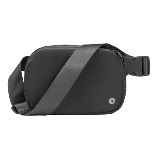 BALEAF Belt Bag for Women Fanny Pack Crossbody Adjustable Strap Everywhere Waist Packs Workout Running 2L Black