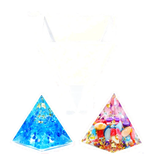 Hanaiette Pyramid Resin Mold 1PCS, 3