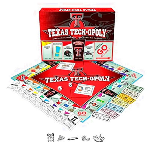 Late for the Sky Texas Tech-Opoly Board Game