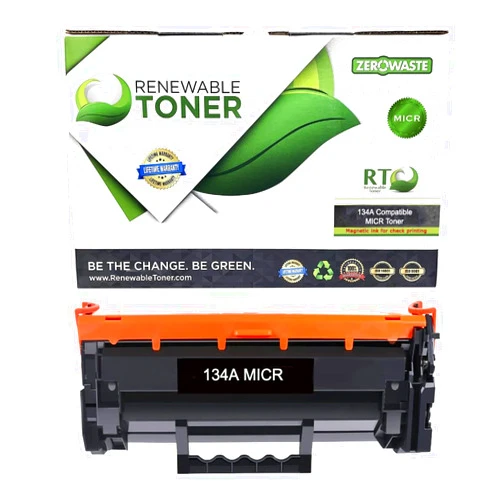 Renewable Toner 134A MICR RT Toner Compatible Replacement for HP W1340A Laserjet Pro M209dw M209dwe MFP M234dw M234dwe M234sdw M234sdwe Check Printer Cartridge - New Chip