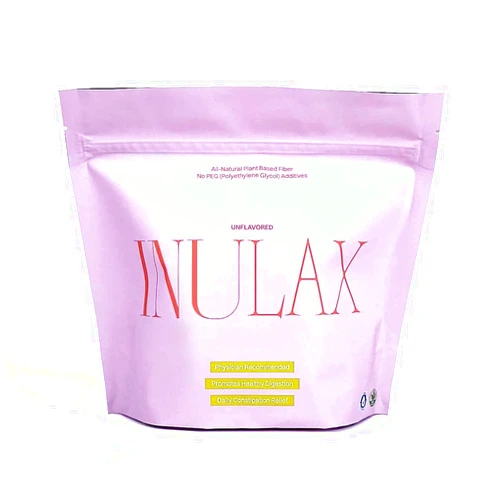 Inulax All Natural Plant Based Fiber Supplement | Constipation Relief for Women, Men & Kids | Fast Acting Fiber for Daily Use | Soft & Safe Detox Cleanse for Colon 1 Bag 14 Sticks Unflavored