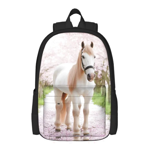 FeHuew 3d Animal Cherry Cute Horse Girls Backpacks kids Bookbag Daypack 17