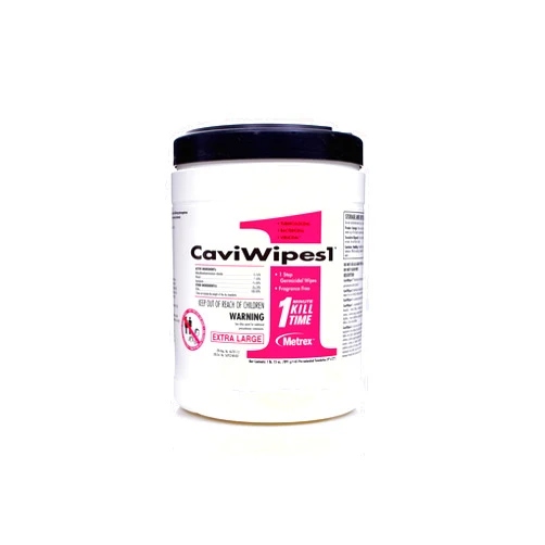 Metrex CaviWipes1 Surface Disinfectant, Premoistened Alcohol Based, 9 x 12
