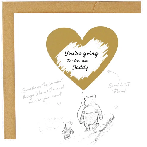 CJ&M Personalised Family Pregnancy Announcement Scratch Card - First Time Parents - New Baby - Surprise Pregnancy - Pregnancy reveal
