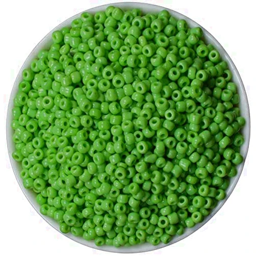 BEAD-NK454 Approx 1000pcs 3mm DIY Czech Glass Seed Beads Solid Color Loose Spacer Beads for Jewelry Making Supplies - (Color: 3xm09)