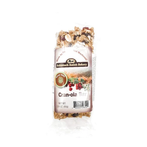 Schlabach Amish Bakery Soft & Chewy Grand-Ola Granola Bars, Case Pack of 12/2.8 oz. Bars (Cran-ola)