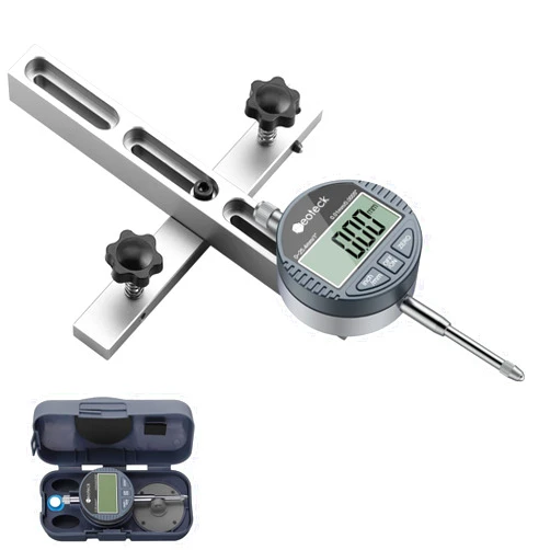 Neoteck 0-1'' Digital Dial Indicator Table Saw Gauge Suitable for Table Saws with a Groove Width of 3/4