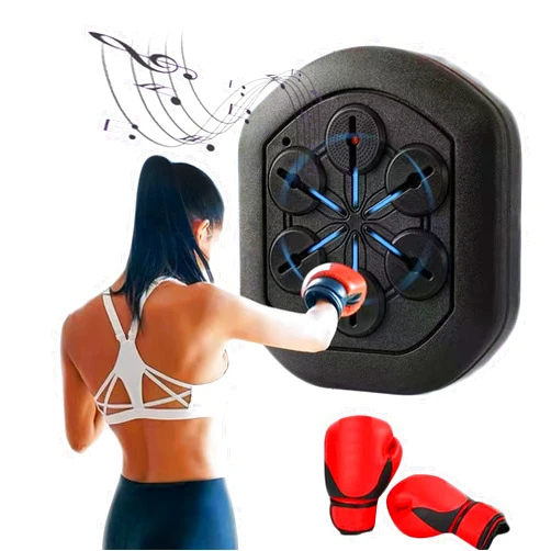 ZingBunny Smart Boxing Machine - Music Boxer Punching Machine Boxing Fitness Electronic Music Wall Target Hand Eye Reaction and Coordination Boxing Equipment