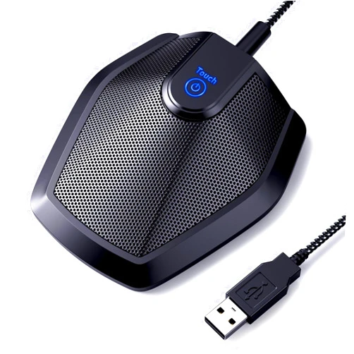 TONOR Conference USB Microphone, Omnidirectional Condenser PC Mic for Video Conference, Recording, Skype, Online Class, Court Reporter, Plug & Play Compatible with Mac OS X Windows PC Compute, G11