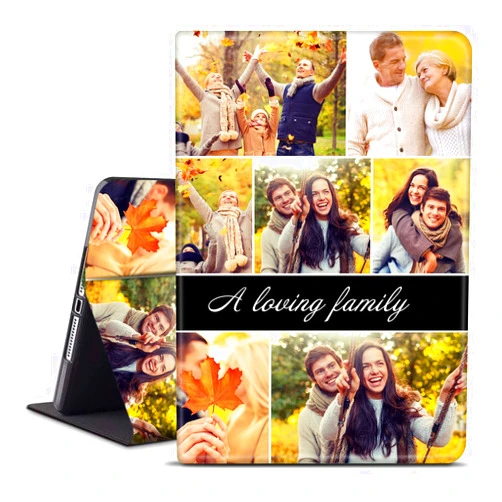 YeeDgner Personalized Multiple Photos Collage Customized Gift Custom TPU Cover Case for iPad 9.7