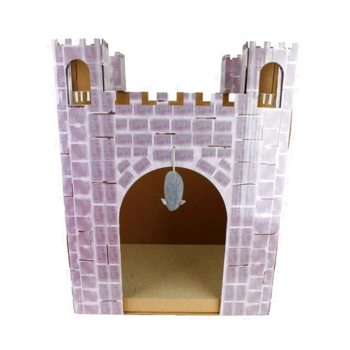 Midlee Castle Cat Scratcher House
