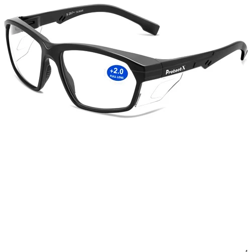 ProtectX Classic Safety Glasses, Anti-Fog Scratch Resistant Lenses, Protective Eyewear for Work, Indoor/Outdoor, ANSI Z87.1