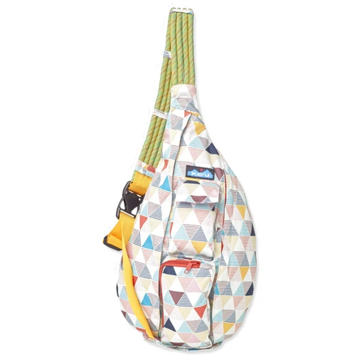 KAVU Original Rope Sling Pack with Adjustable Rope Shoulder Strap, Triblinds