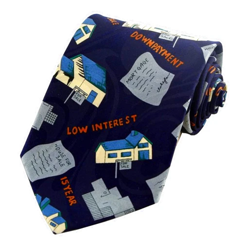 Steven Harris Mortgage Real Estate Men's Necktie