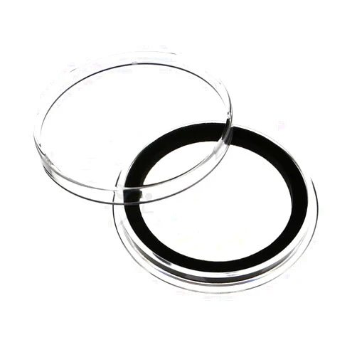 Air-Tite Holders (10) Air-tite X40mm Black Ring Coin Holder Capsules for 1oz Silver Koala & Kookaburra