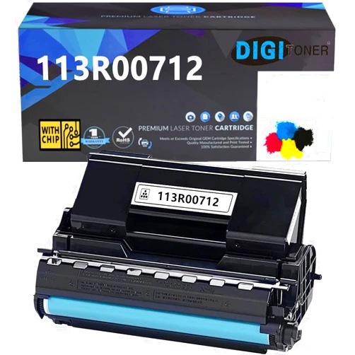 LINKJET 113R00712 Compatible Toner Cartridge Replacement for Xerox 113R00712 Toner Cartridge for Xerox Phaser 4510B/4510DT/4510DX/4510N Printers (1xBlack, 19K Pages) Toner Cartridges