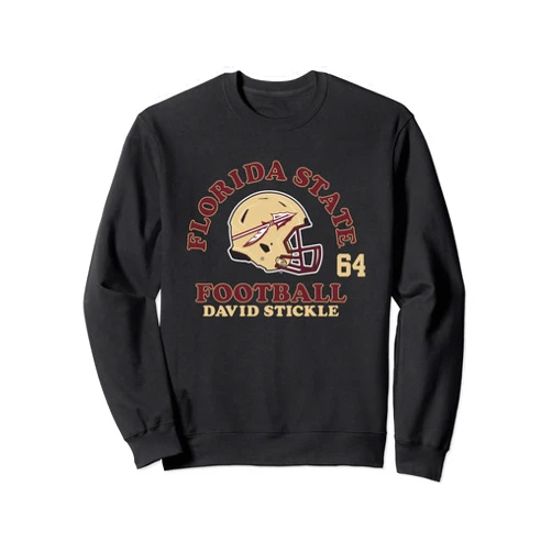 Elite Authentics Florida State Seminoles Football David Stickle 64 Sweatshirt