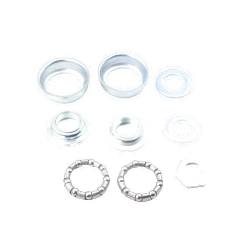 Singlac 2In Cup Bottom Bracket Set,One-Piece Bottom Bracket Cup Set Bearings Included,Silver