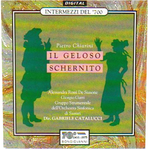 Pietro Chiarini (Composer), Gabrielle Catalucci (Conductor), Gruppo Strumentale dell'Orchestra Sinfonica di Sassari (Orchestra), Alessandra Rossi De Simone (Artist), Girogio Gatti (Artist), Tatiana Raleva (Artist), Gabrielle Verdinelli (Artist) & 5 more Format: Audio CD Chiarini: Il Geloso Schernito (The Moked Jealous Man) (Precedentemente Attibuito a GB Pergolesi, Revisione di Fabio Maestri)
