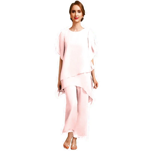 Qhdeikd Mother of The Bride Pant Suits for Wedding Women Pant Suit Mother of The Groom Pantsuits Formal Dresses Gowns