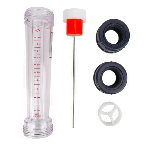 JUOPZKENN Tube Type Liquid Flow Meter, LZS 40 D ABS Plastic High Accuracy Water Flow 1-10m H Range, Water Flow Meter for Measuring Reliable and Durable Design Tool Controllers Measure