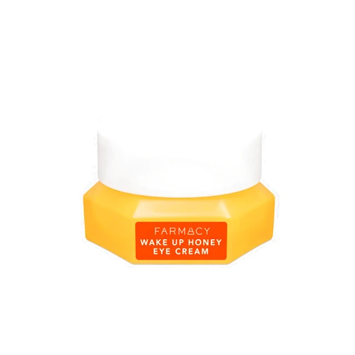 Farmacy Brightening Eye Cream - Wake Up Honey Under Eye Cream for Dark Circles + Puffiness - Enriched with Vitamin C + Cranberry Peptide to Smooth Wrinkles Over Time (15ml)