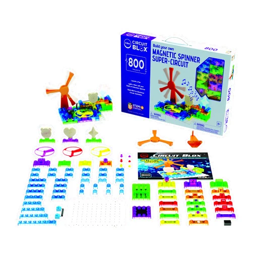 E-Blox Circuit Blox Builder - 800 Projects Circuit Board Building Blocks Coding Kit Toys Set for Kids Ages 8+, CB-0187