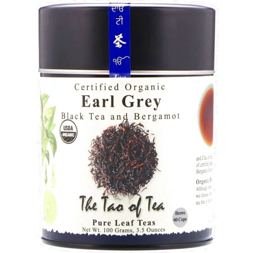 The Tao of Tea, Earl Grey Black Tea, Loose Leaf, 3.5 Ounce Tin