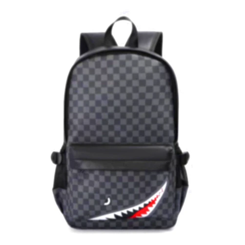 YIYUNXJ PU Leather Casual Backpack 15.6-inch Laptop Backpack School College Bookbag Business Travel Multi functional Backpack (2)