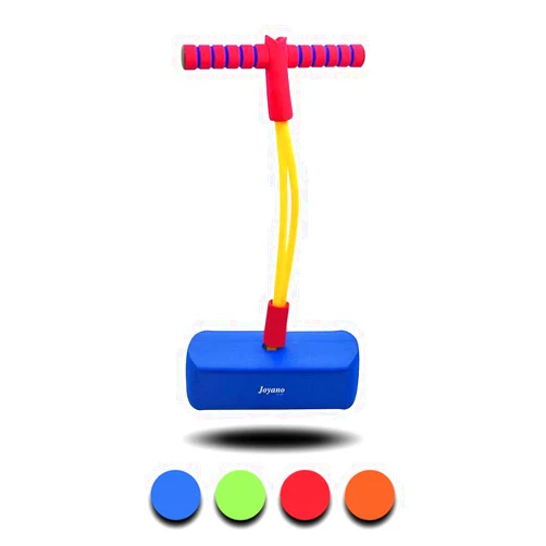 Joyano® Foam Pogo Stick Bungee Jumper for Kids Indoor/Outdoor Toys, Foam Bouncing Toy for Kids Age 4 and up, Squeaky Sounds Gift for Boys and Girls Supports up to 250lbs