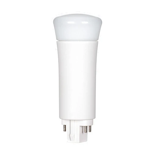 Satco S29859 9-Watt PL LED Light Bulb, G24q Base, 4-Pin Vertical, 3500K