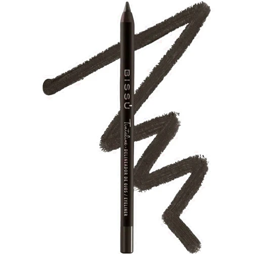 Bissú Tintaline Eyeliner - 25 Vivid Colors, High-Coverage, Long-Lasting & Smudge-Proof (Black)
