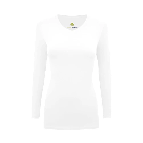 Natural Uniforms Women's Under Scrub Tee V-Neck Long Sleeve T-Shirt