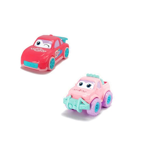 DICKIE TOYS Happy Friends 11 Inch Preschool Trucks 2 Pack, 203815012