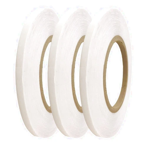 Armear 3 Rolls Double-Sided Tape for Arts, Crafts, Photography, Scrapbooking, Tear-by-Hand, Paper Backing 1/2-Inch X 27yds