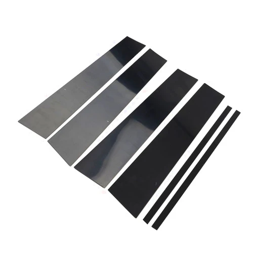 MRFAIRING SIKUAI Door Window Pillar Post Trim Cover Decal Glossy Black PC Plastic For Ford Explorer SUV 4-door 20-23 Car 6pcs