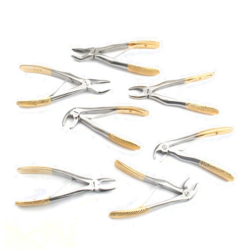 AAPROTOOLS Premium Grade Dental Tooth PEDODONTIC Extraction Forceps Set of 7 German Grade Stainless A+ Quality