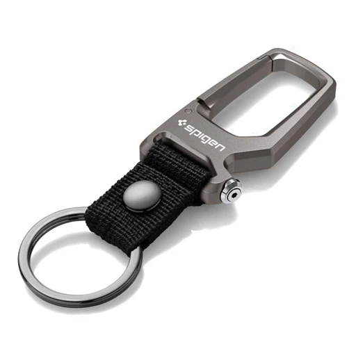 Spigen Life Carabiner Key Ring Clip, Car Keychain Clip, Bottle Opener Key Chain Ring for Men and Women