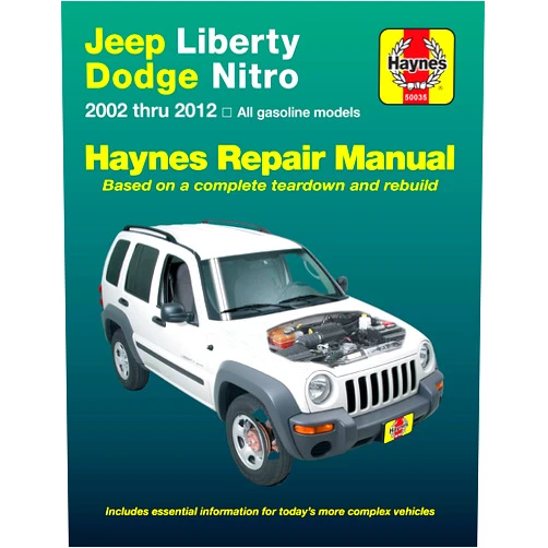 By Editors of Haynes Manuals (Author) Jeep Liberty & Dodge Nitro 2002-2012 Haynes Repair Manual: (Does not include information specific to diesel models) (Haynes Automotive)